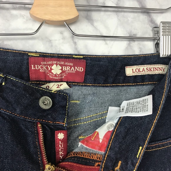 Lucky Brand Lola Skinny Jeans Dark Wash - Picture 6 of 8